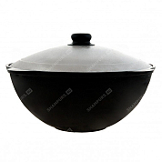 Казан чугунный 3,5 литра плоское дно