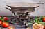 Сковорода Садж из нержавеющей стали 40 см на кованой подставке Кебаб
