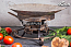 Сковорода Садж из нержавеющей стали 45 см на кованой подставке Кебаб