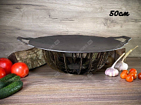 Сковорода Садж из стали 50 см на подставке Протея ШиК