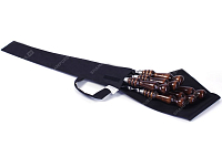 6 профессиональных шампуров с деревянной ручкой 12 мм - 50 см в чехле