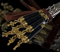 6 шампуров Музыканты в кожаном колчане