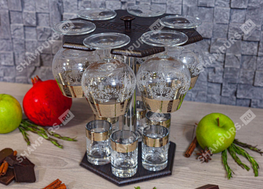 Бар Барокко (Барная стойка + 6 бренди + 6 стопок)