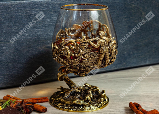 Бокал для коньяка Охота на Глухаря элит