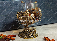 Бокал для коньяка Охота на Лося элит