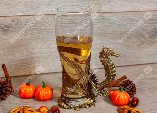 Бокал пивной Морской конек