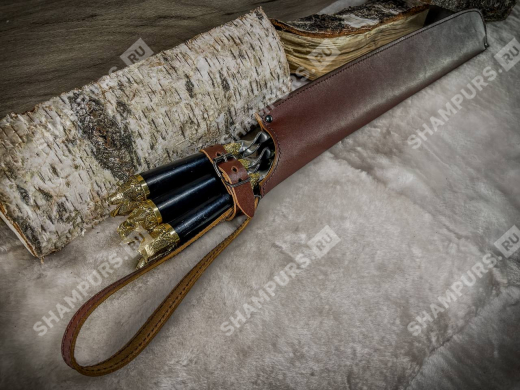 Чехол-футляр с шампурами Звери (сандал)