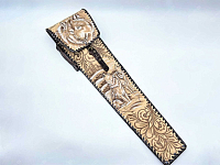 Чехол кожаный для шампуров - Охота