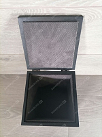 Деревянная коробка для бокала черная