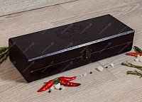 Деревянный кейс для ножа Герб РФ