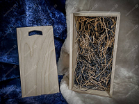 Деревянный пенал для бокала