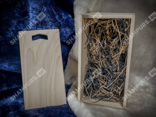 Деревянный пенал для бокала