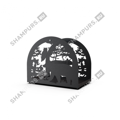 Дровница Медведь