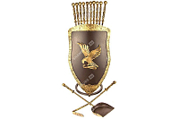 Каминный набор Щит-подставка Орел на 10 шампуров Эверест