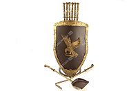 Каминный набор Щит-подставка Орел на 6 шампуров Эльбрус