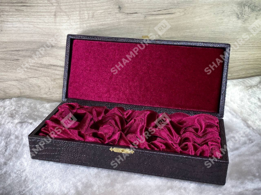 Кейс из экокожи для 6 чарок