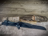 Колчан походный с креплением под нож (черный)