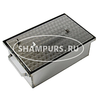 Коптильни из нержавеющей стали 400*250*150*2 с гидрозатвором