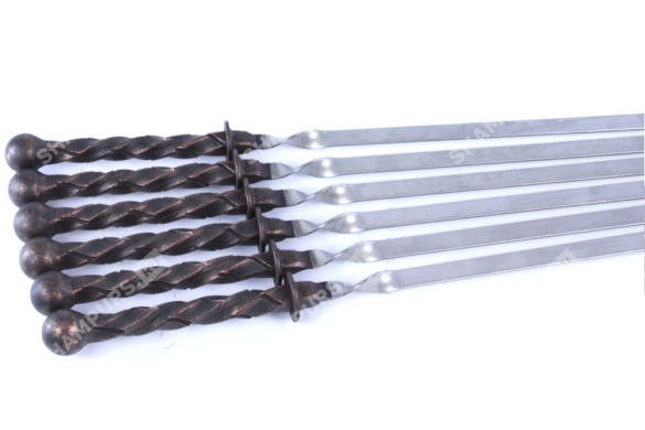 Кованые шампуры комплект 6 шт - Велунд