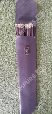 Львы (Объемная рукоять) в чехле кожаный - 2