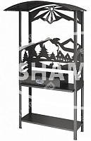 Мангал с крышей "Hot Grill"