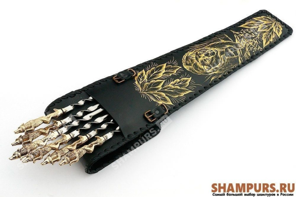 Набор для шашлыка Лисы - 2 (цельное литье)