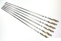 Набор шампуров без чехла - Псовая охота (цельное литье)