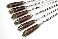 Набор шампуров без чехла - Саблезубые тигры