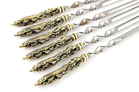 Набор шампуров - Осетр (цельное литье)