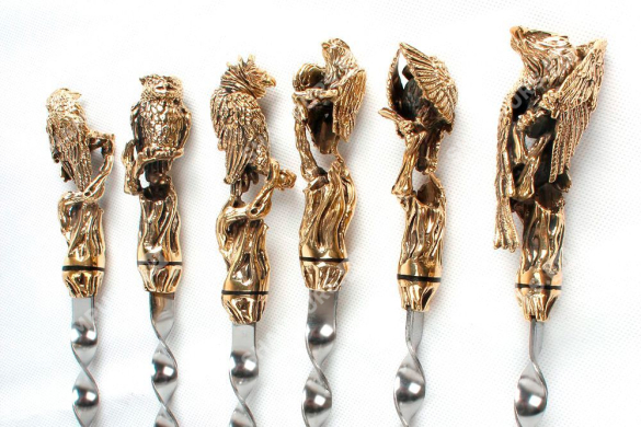 Набор шампуров - Птицы