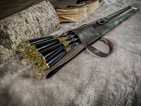 Набор шампуров разные звери в чехле Прайм элит (коричневый)