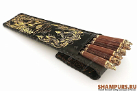 Набор шампуров "разные звери" в чехле