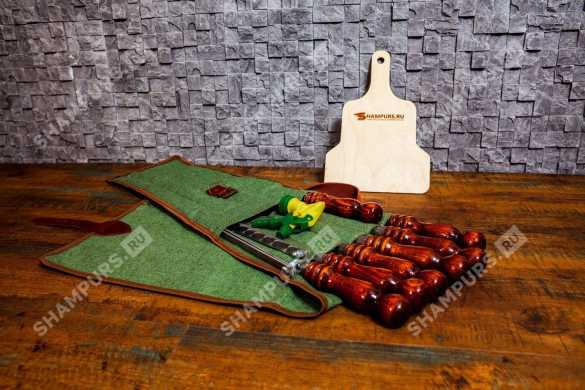 Набор шампуров в чехле "Пикник - 2"