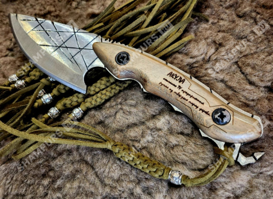 Нож шкуросъёмный - Акула Лайн