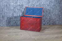 Подарочная коробка для двух бокалов (красная)