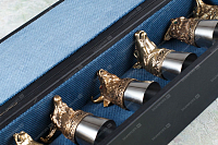 Подарочный набор стопок в шкатулке - Звери