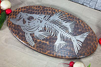 Подставка под горячее Рыба