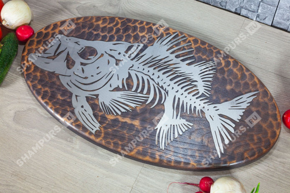 Подставка под горячее Рыба