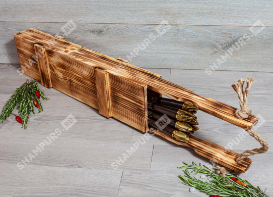 Подставка с шампурами Акула