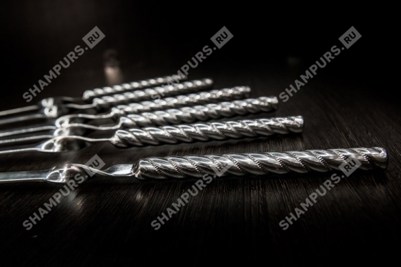 Шампур стальной полированный - Chromium Steel 45 см