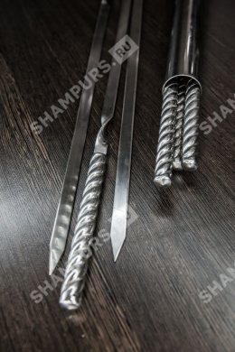 Шампур стальной полированный - Chromium Steel 50 см