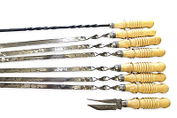 Шампурница ручной работы Владимирский централ с гравировкой на лезвии