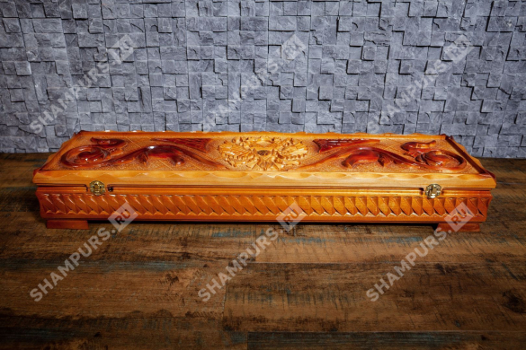 Шампуры Владимирский централ в деревянная коробка герб