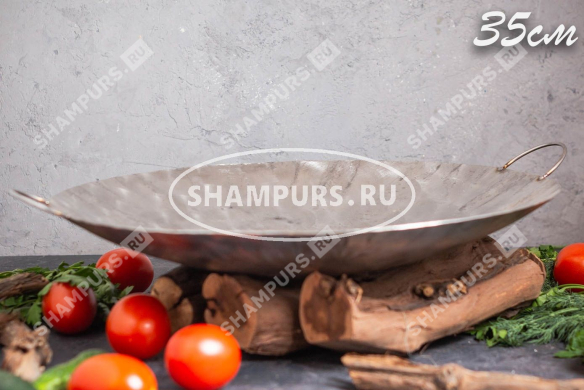 Сковорода Садж из нержавеющей стали 35 см
