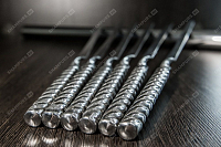 Стальной тубус с шампурами Chromium Steel 35 см