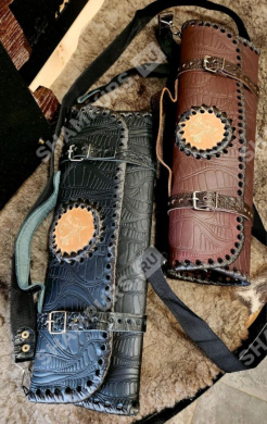 Сумка-смотка кожа (коричневая)