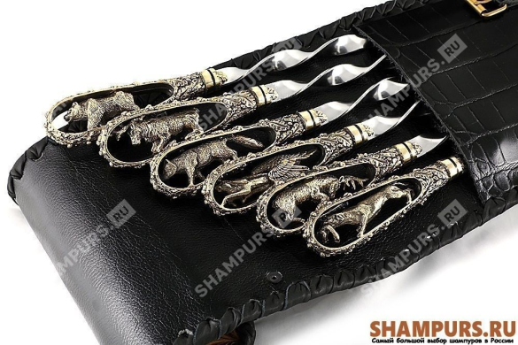 Царская охота в чехле с позолотой