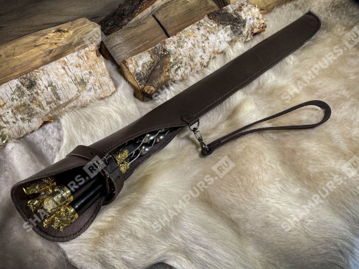 Шампуры Звери в чехле (коричневый)