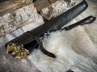 Набор шампуров Объемные звери в чехле (коричневый)