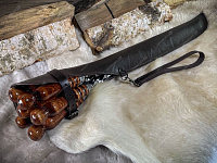 Профессиональные шампуры в чехле (коричневый)